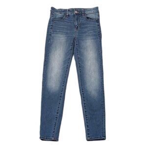 American Eagle Hi Rise Jegging Faded High Waist Stretch Denim Skinny Jeans 4